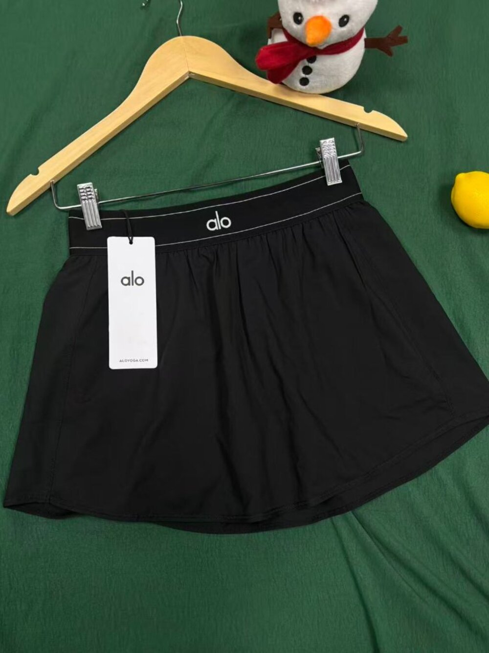 💎ALO Yoga High Waist Match Point Skirt Classic Black Tennis Style - Picture 2 of 6